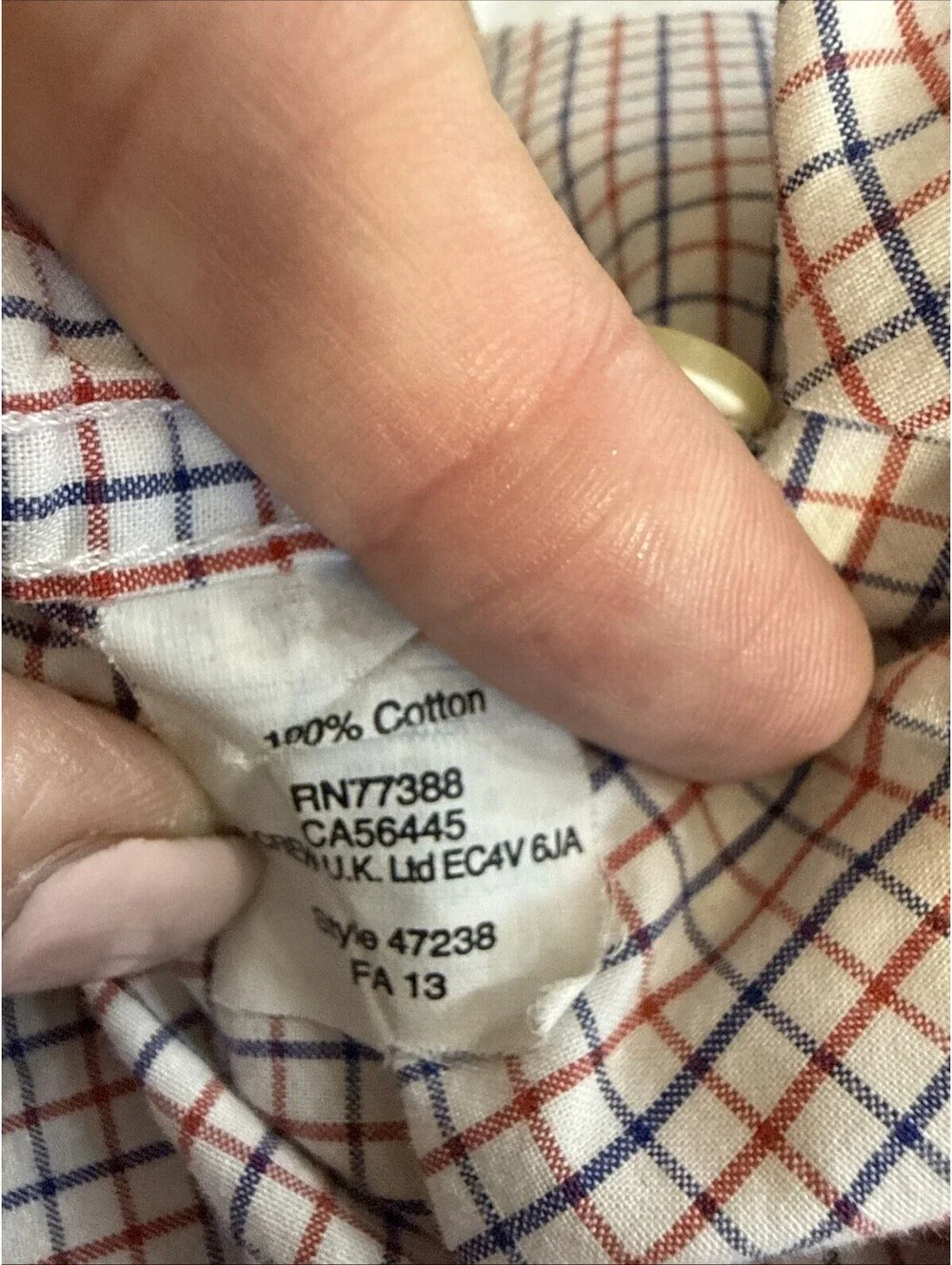 Tailored By J. Crew Men’s Long Sleeve Button-Down Shirt Summer Plaid Medium